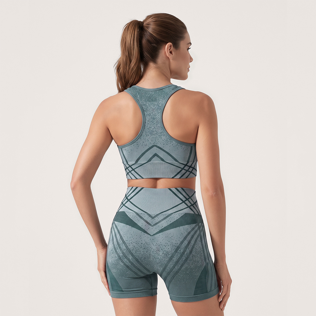 3D CelluSmooth Seamless V-Shape Active Short Set | Quinn's™