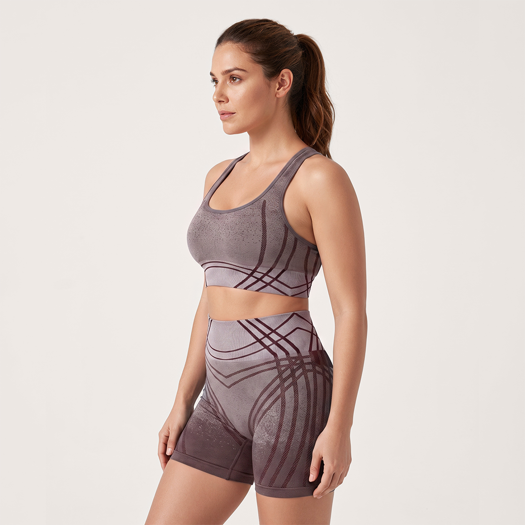 3D CelluSmooth Seamless V-Shape Active Short Set | Quinn's™