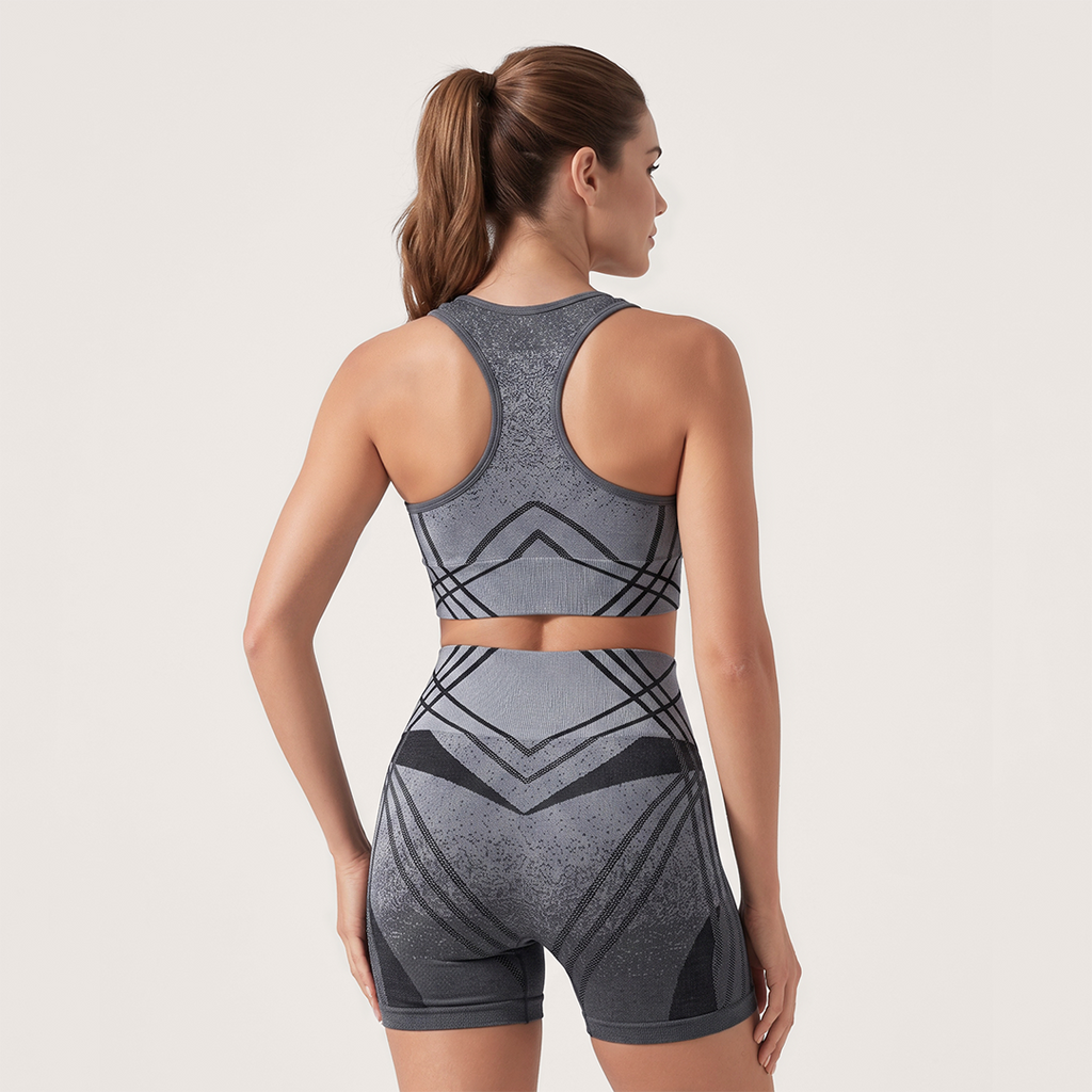 3D CelluSmooth Seamless V-Shape Active Short Set | Quinn's™