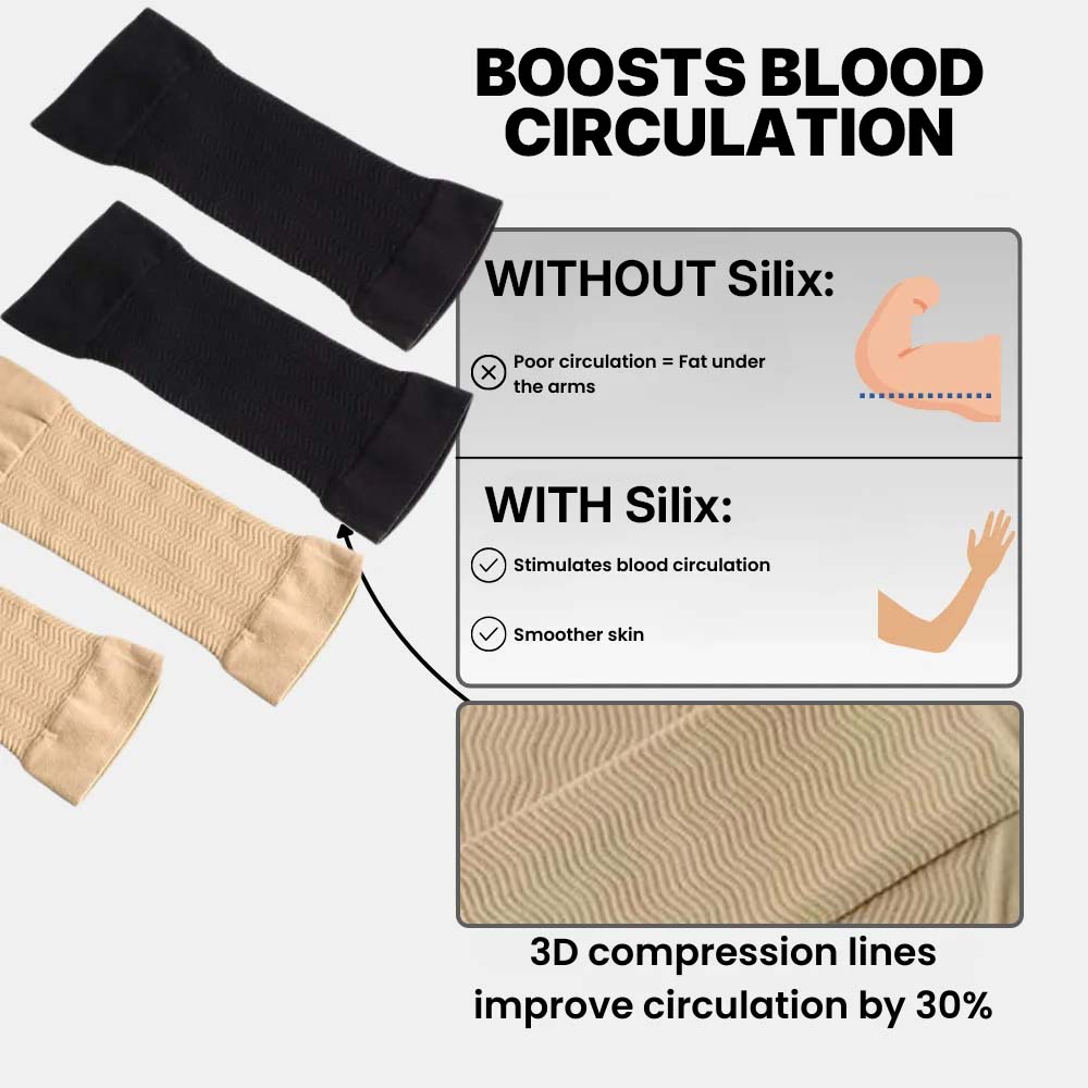 Quinn's™ 3D Compression Sleeves – Say Goodbye to Arm Jiggle